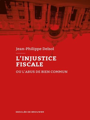 cover image of L'injustice fiscale